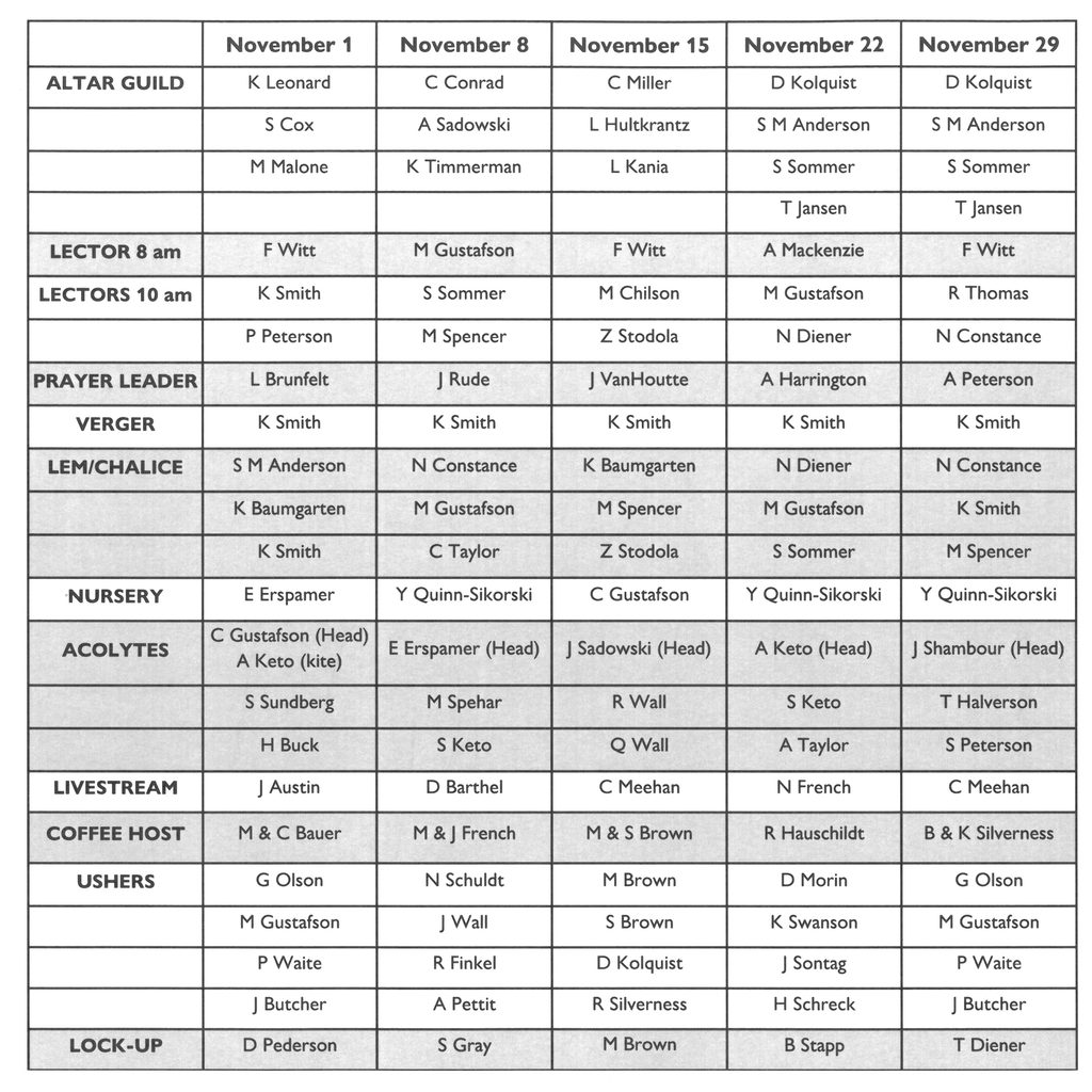 Nov Lay Min Sched 2026